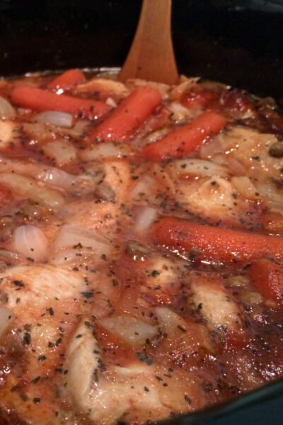 Slow Cooker Sweet & Spicy Chicken Lentils Recipe