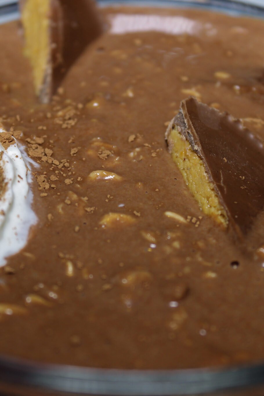 Peanut Butter Cup Protein Overnight Oats Recipe