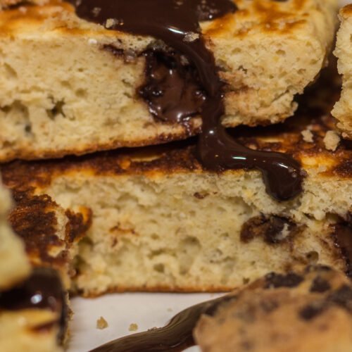 Cookie Dough Protein Pancakes Recipe