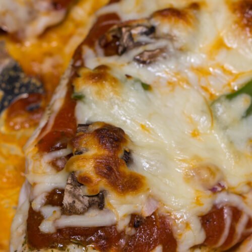 Baked Low Carb Chicken Pizza Recipe