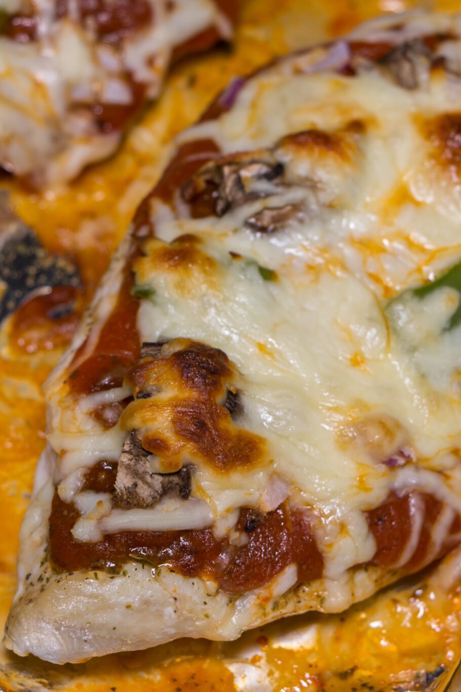Baked Low Carb Chicken Pizza Recipe