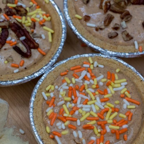 No Bake Mini Pumpkin Cheesecakes Recipe