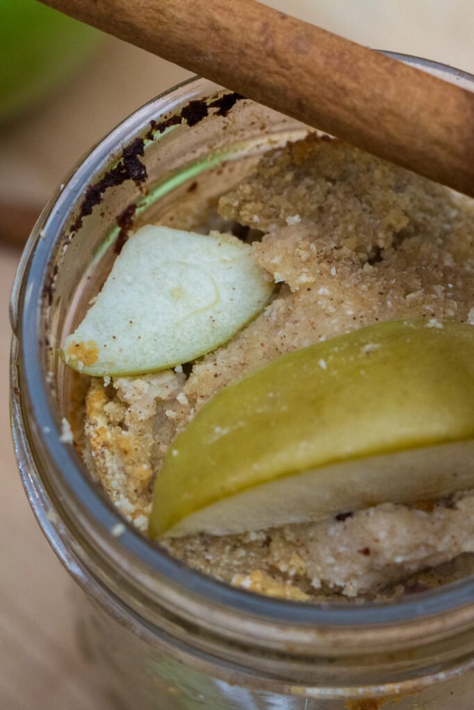 Protein Apple Crisp Cake Jars Recipe
