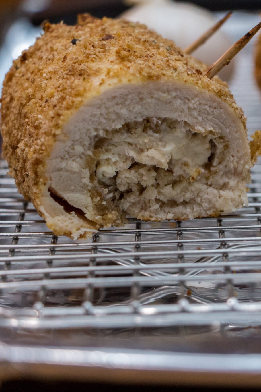 Cheesy Garlic Chicken Rollups Recipe