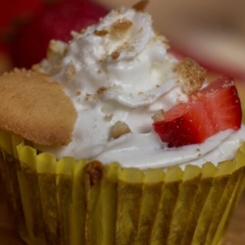 Strawberry Shortcake Protein Cupcakes Recipe