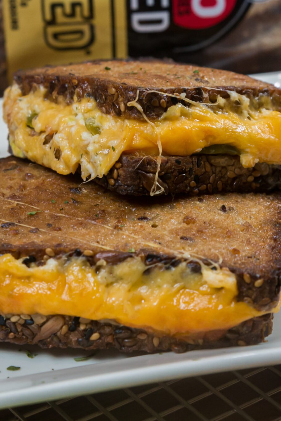Baked Jalapeno Popper Grilled Cheese Baked Jalapeno Popper Grilled Cheese Recipe