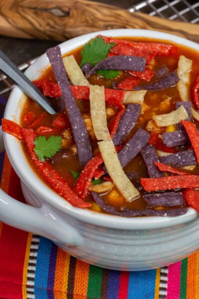 Slow Cooker Turkey Tortilla Soup Recipe