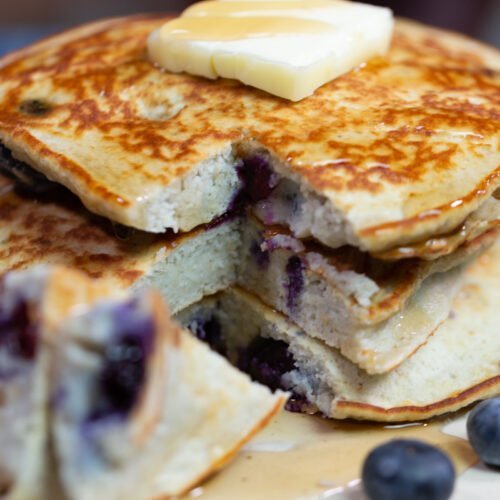 Blueberry Low Carb Pancakes Recipe