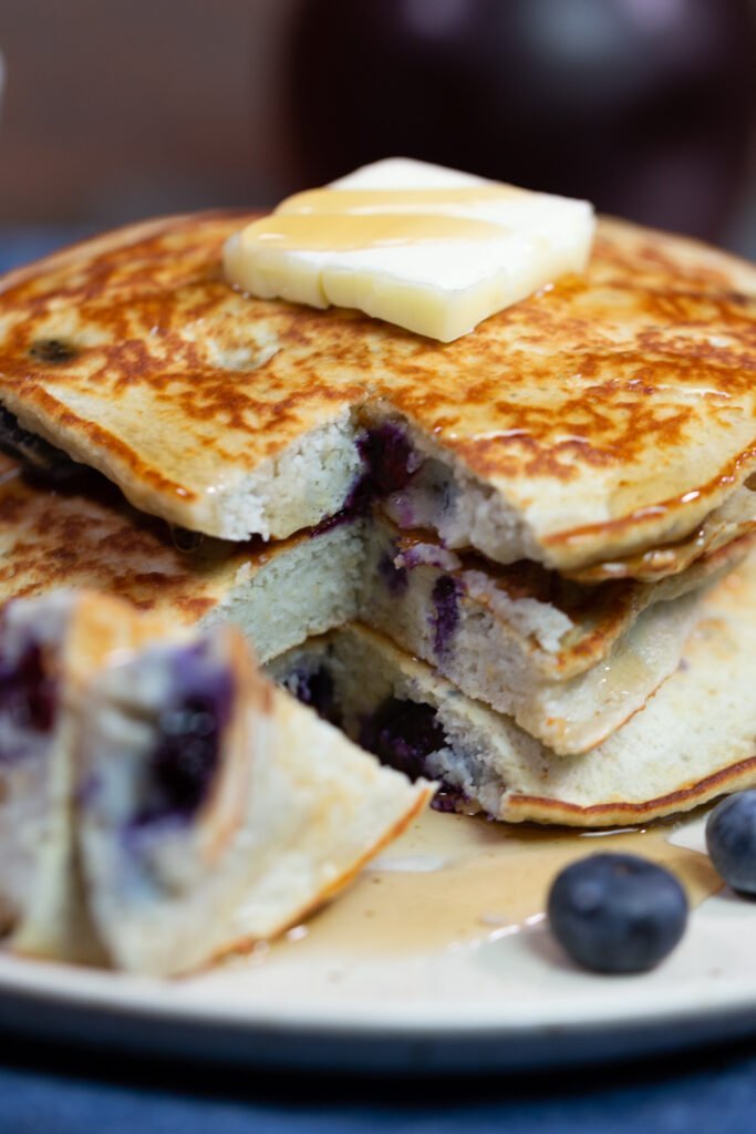 Blueberry Low Carb Pancakes Recipe