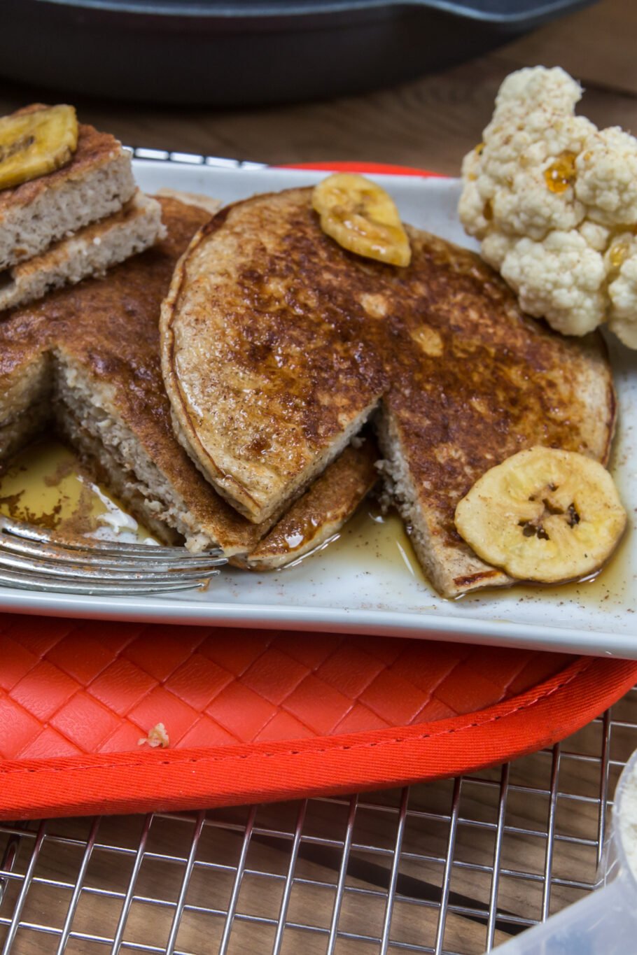 Cauliflower Protein Pancakes Cauliflower Protein Pancakes Recipe