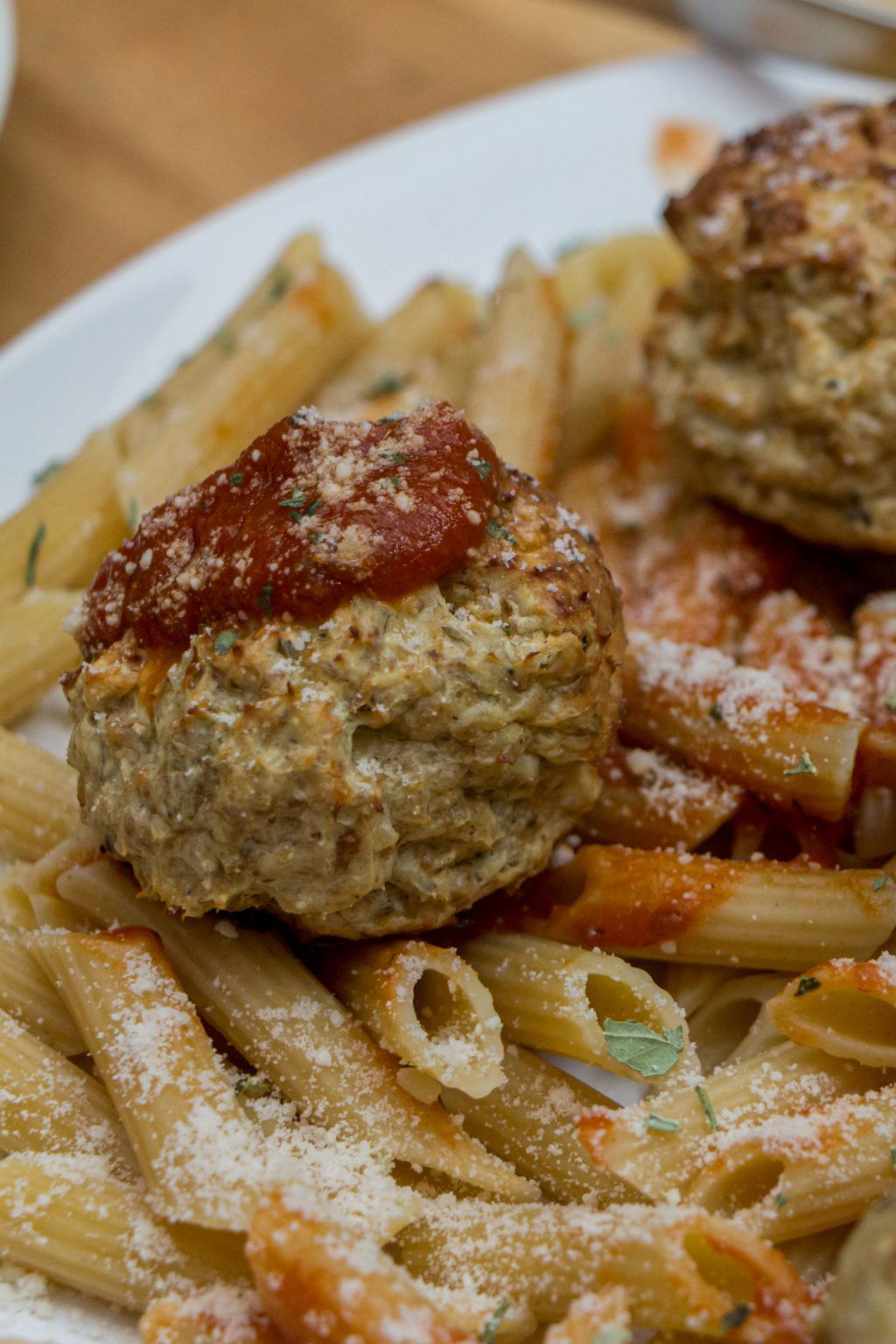 Cheesy Chicken Low Carb Meatballs Recipe The Protein Chef