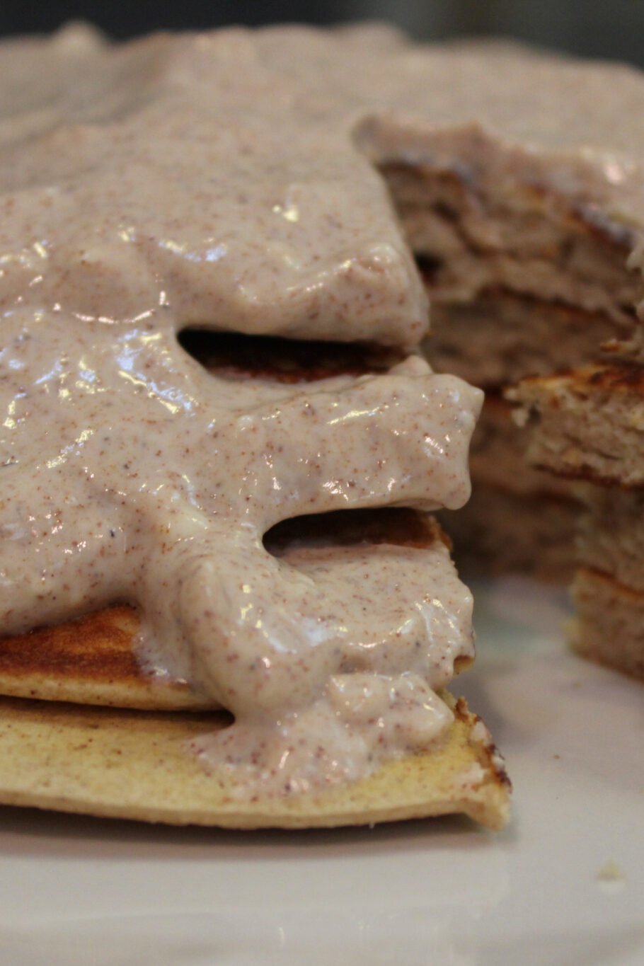 Cinnamon Roll Protein Pancakes Recipe