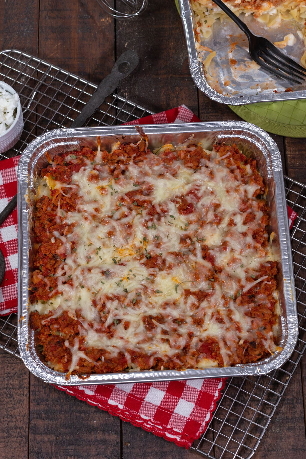 lasagna ingredients cottage cheese