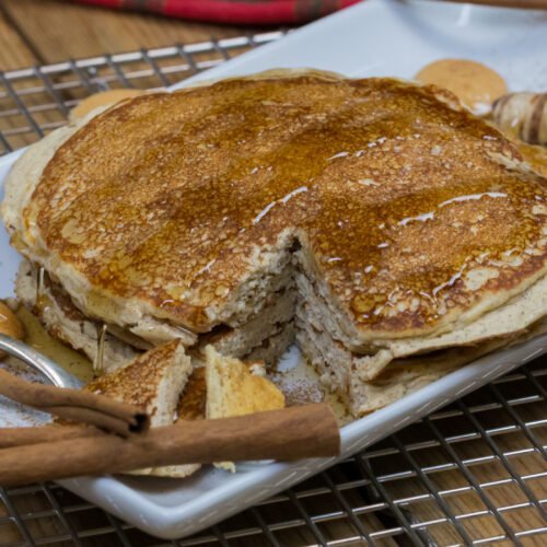 Eggnog Protein Pancakes Recipe