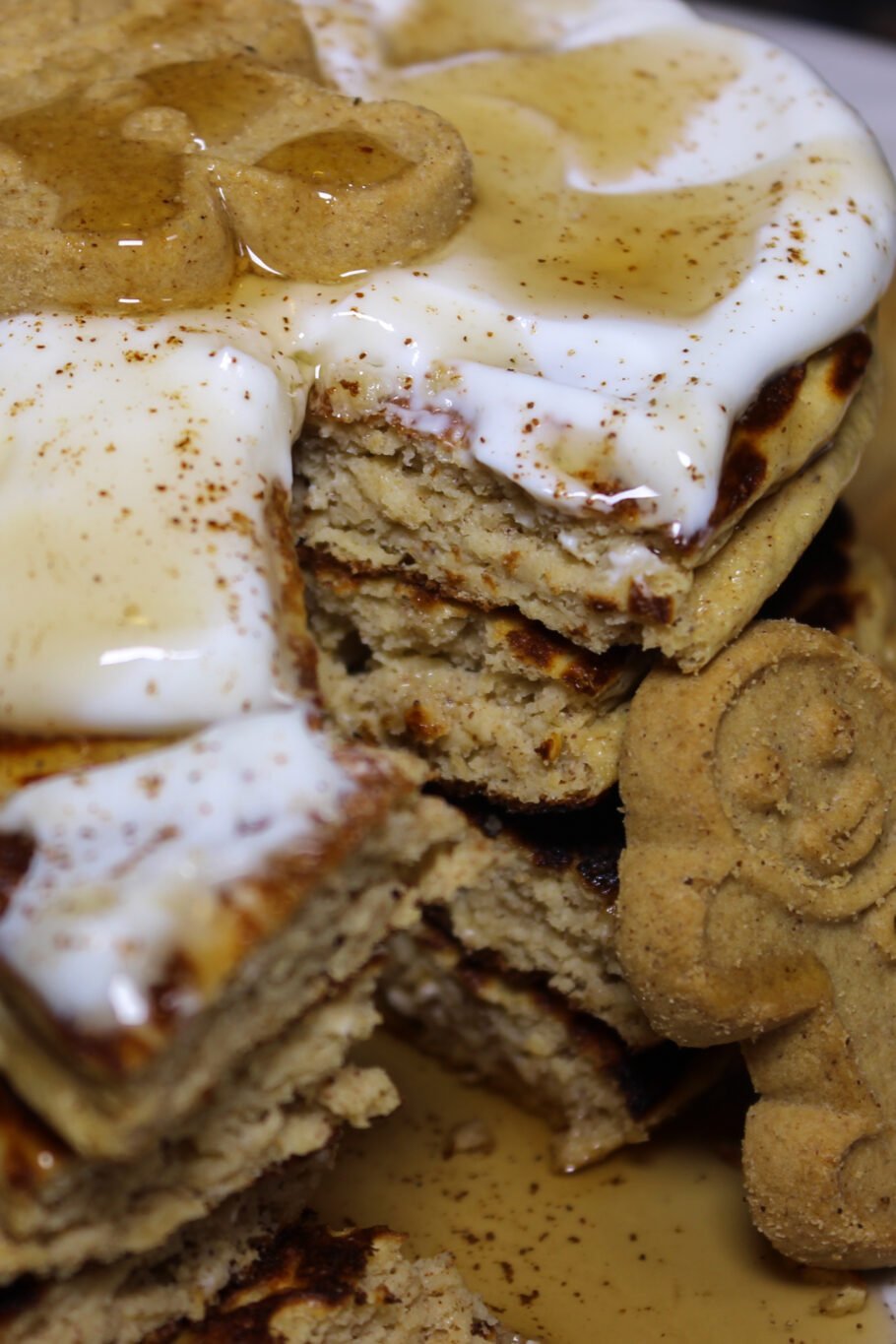 Gingerbread Protein Pancakes Recipe