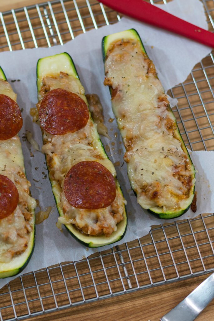 Low Carb Pizza Zucchini Boats Recipe