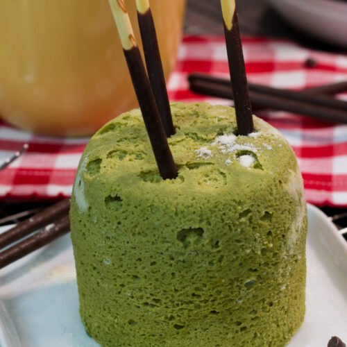 Matcha Green Tea Mug Cake - Kirbie's Cravings