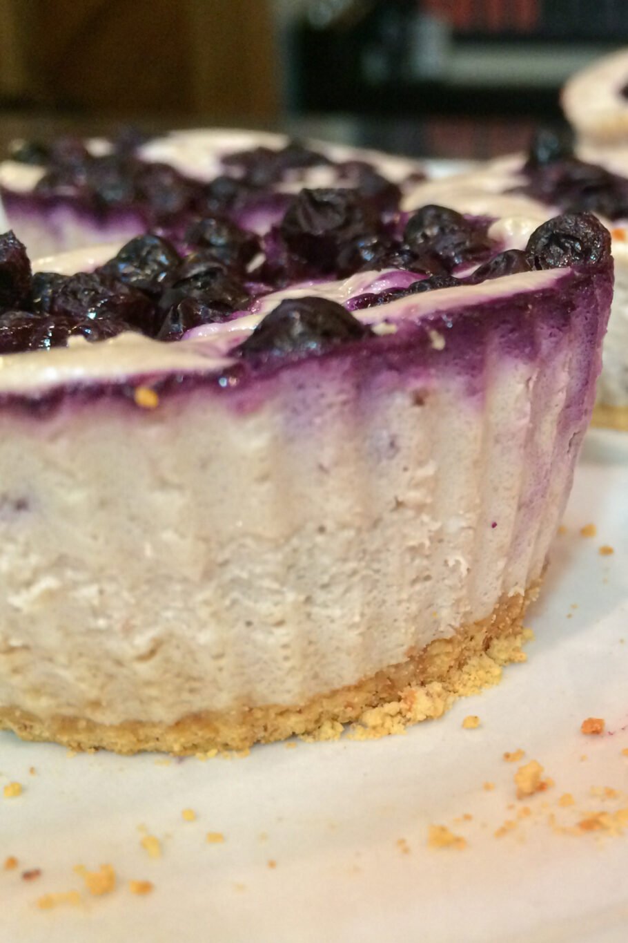 Mini Protein Blueberry Cheesecakes Recipe