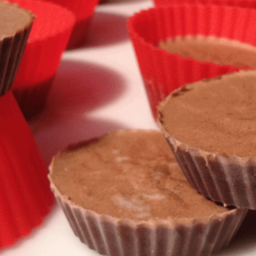 Protein Peanut Butter Cups ~ Easy Five Ingredient Dessert