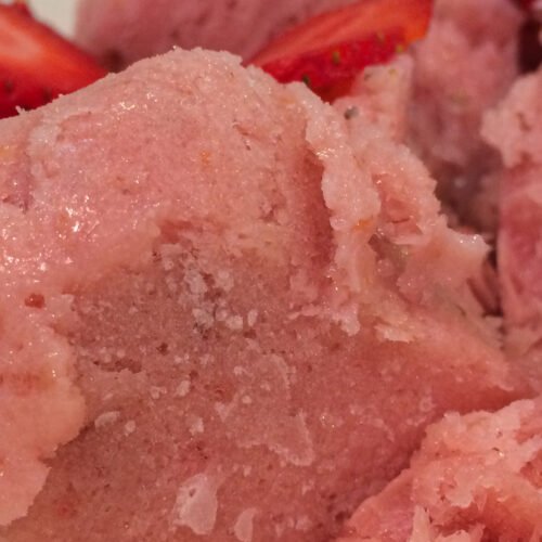 Protein Strawberry Sorbet Recipe