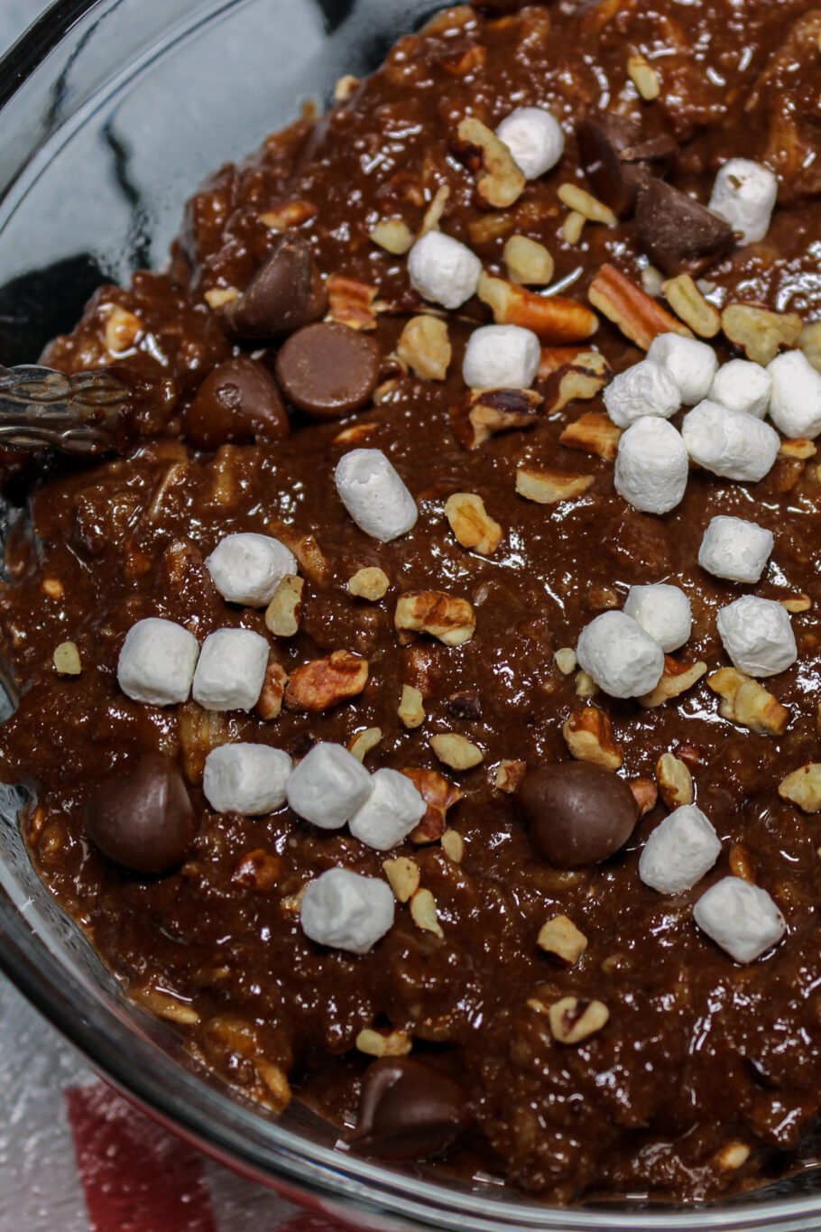 Rocky Road PROTEIN Oatmeal Recipe (High Fiber) Rocky Road Protein Oatmeal Recipe