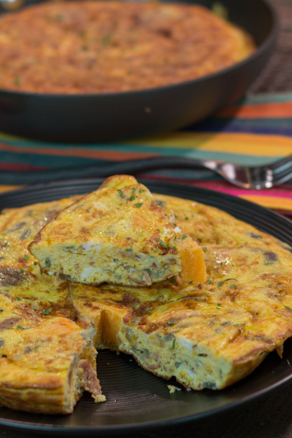 Easy Spanish Omelette (no flipping required) - Easy Peasy Foodie