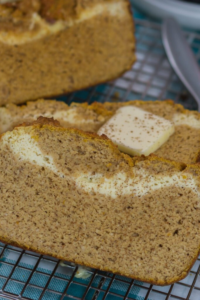 Stuffed Low Carb Pumpkin Bread Recipe