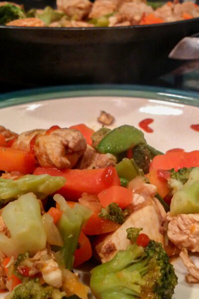 Sweet Sriracha Chicken Stir Fry Recipe
