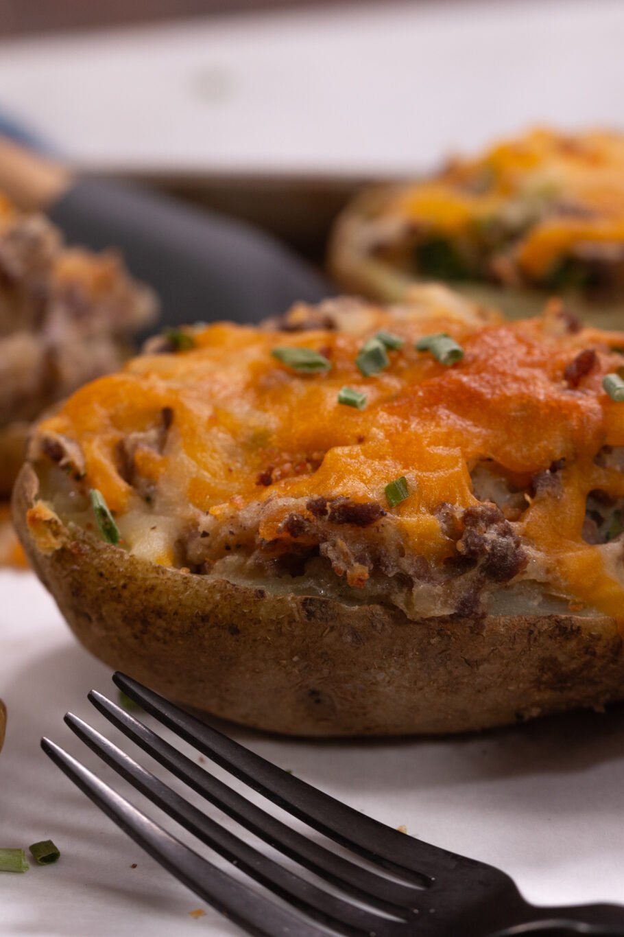 Easy Loaded Twice Baked Potatoes Recipe - The Protein Chef