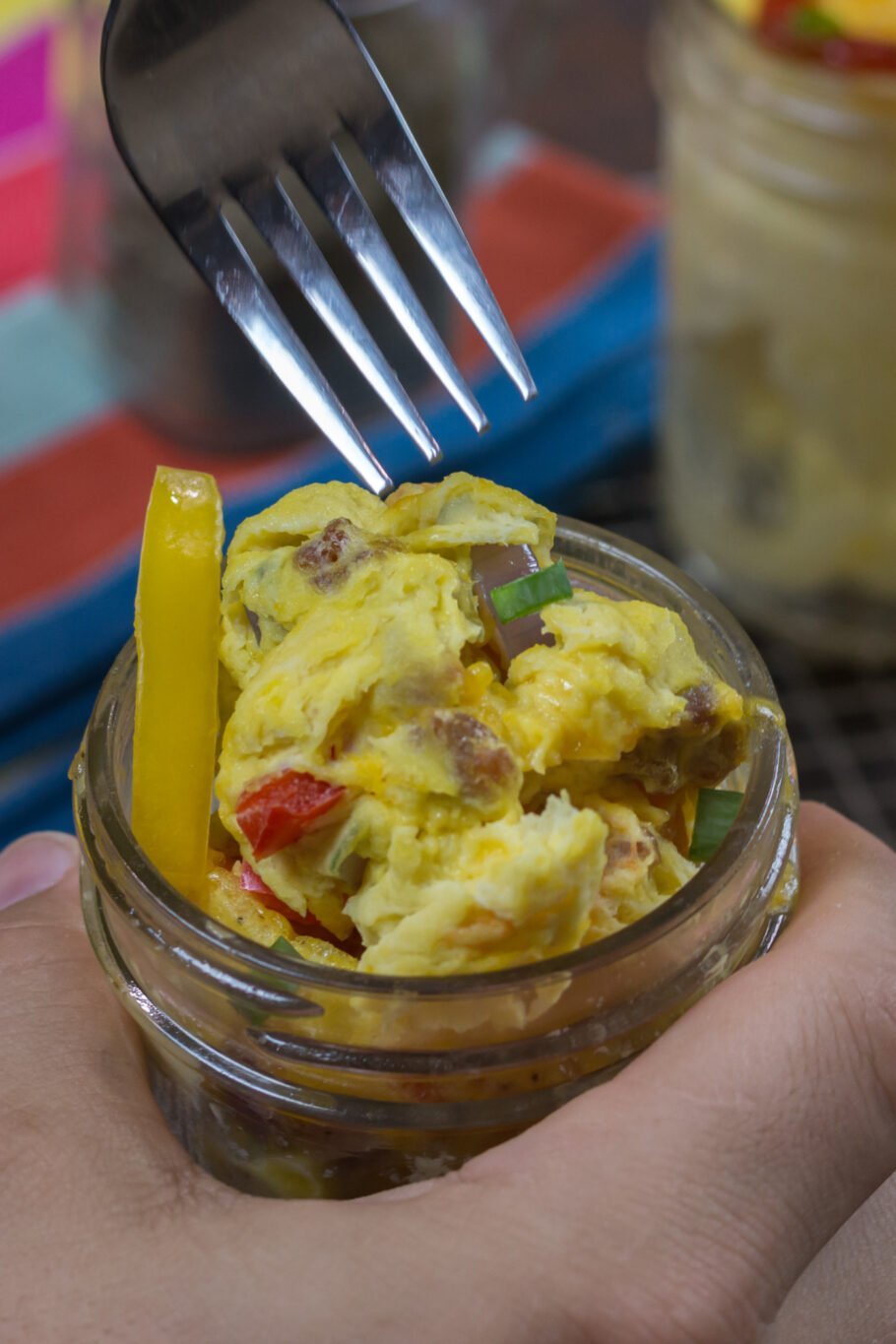 Meal Prep Mason Jar Omelettes - Kalejunkie