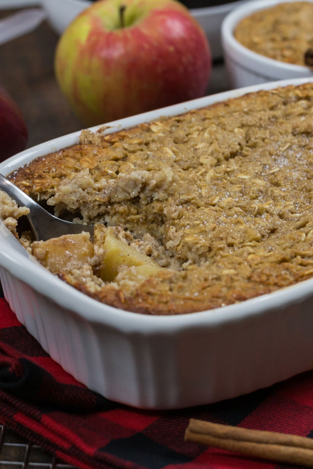 Baked Apple Pie Protein Oatmeal Recipe The Protein Chef