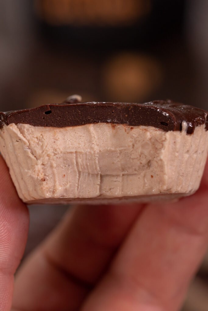 Peanut Butter Protein Keto Ice Cream Cups Recipe The Protein Chef