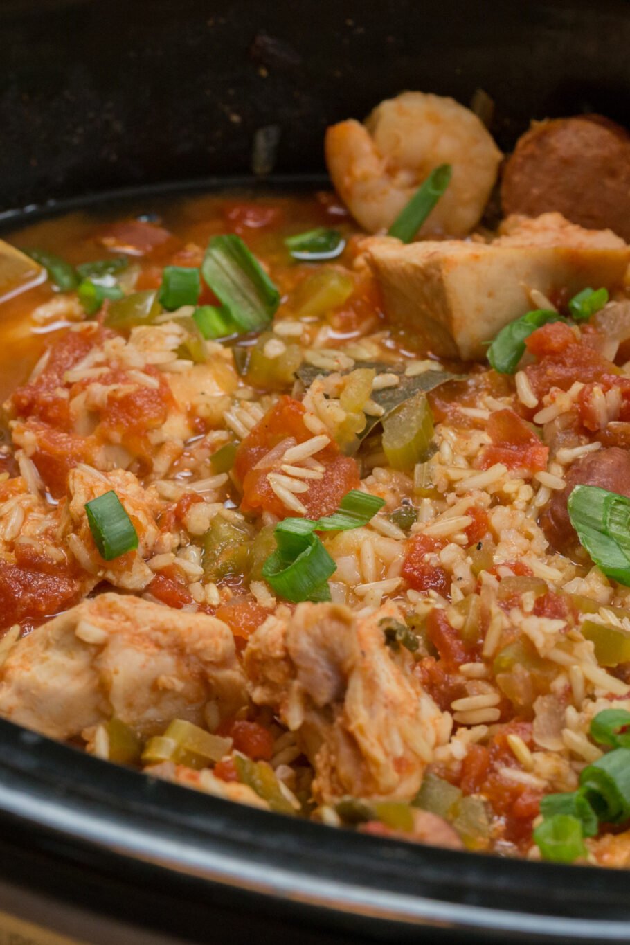 Easy Slow Cooker Jambalaya Recipe The Protein Chef 