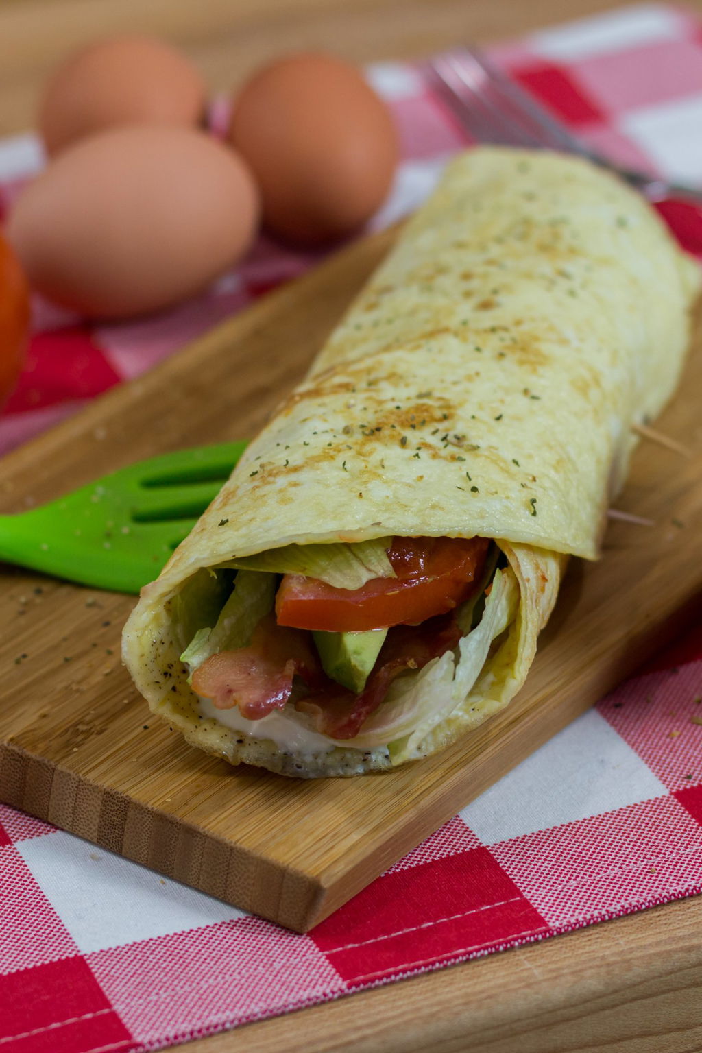 Low Carb Breakfast Egg Burrito Recipe - The Protein Chef