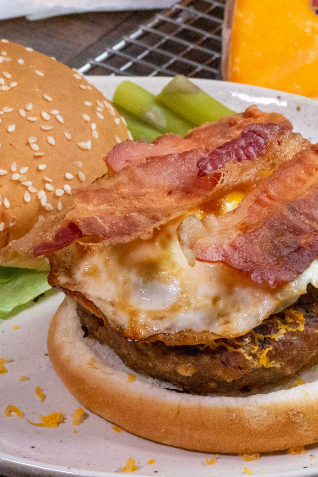 Spicy Bacon Cheddar Burgers Recipe The Protein Chef