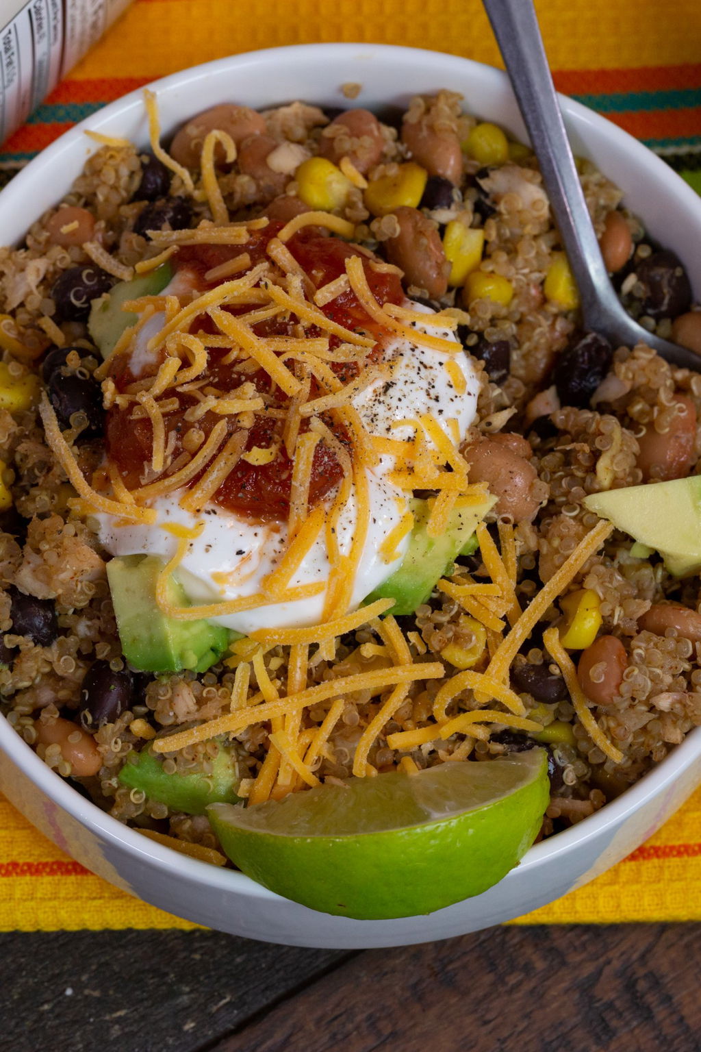Spicy Quinoa Taco Bowls Recipe The Protein Chef