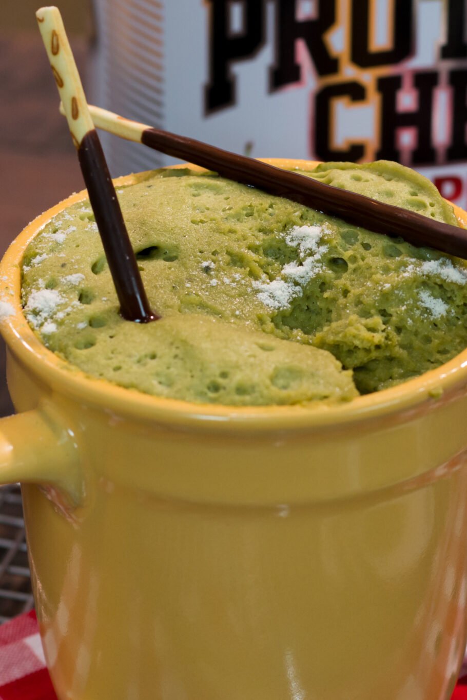 The Best Matcha Mug Cake!