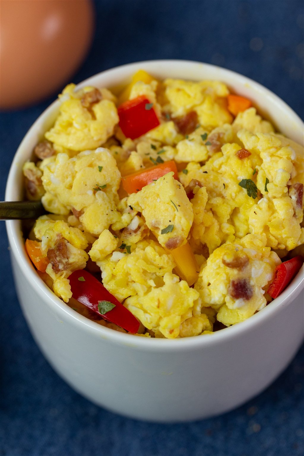 Microwave Scrambled Eggs in a Mug Recipe - The Protein Chef