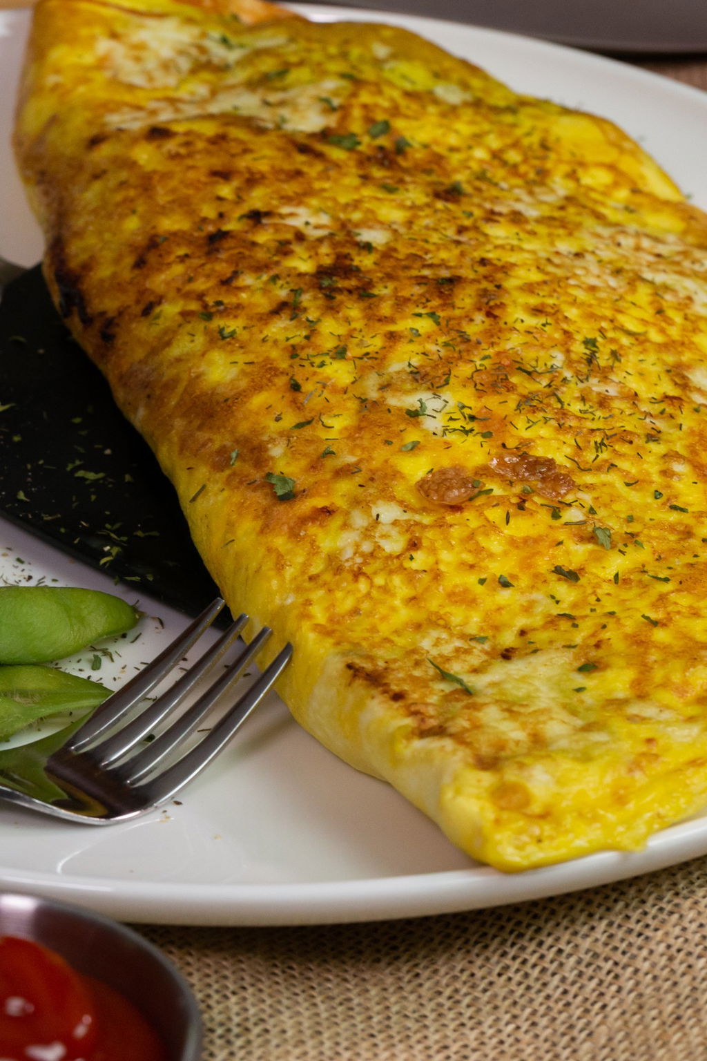 Quick Cheesy Tuna Omelette Recipe The Protein Chef