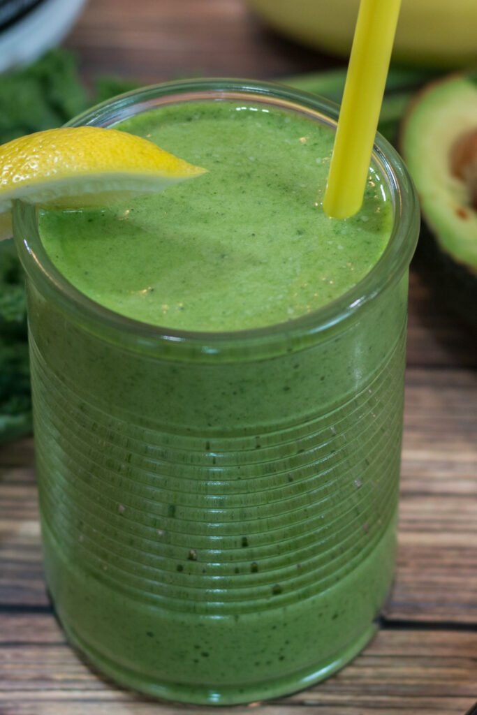 Avocado Banana Green Energy Smoothie Recipe - The Protein Chef