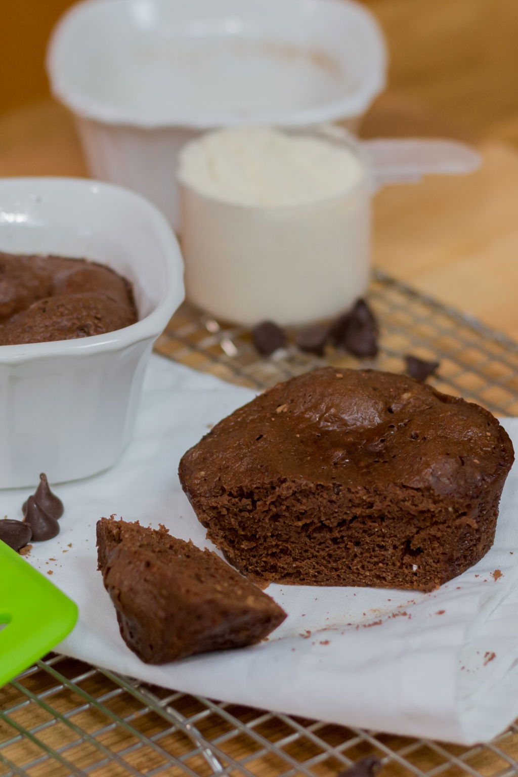 Protein Microwave Eggless Brownies Recipe The Protein Chef