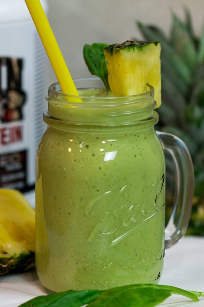 Green Pina Colada Smoothies Recipe - The Protein Chef