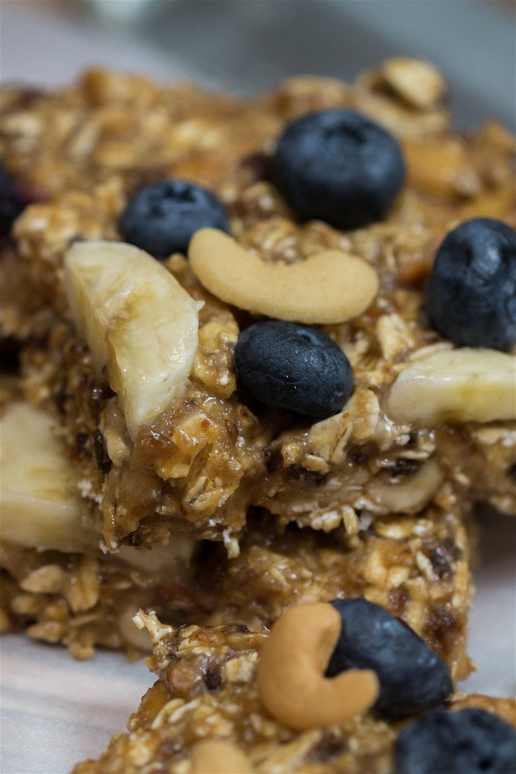 Healthy Breakfast Bars Topping 