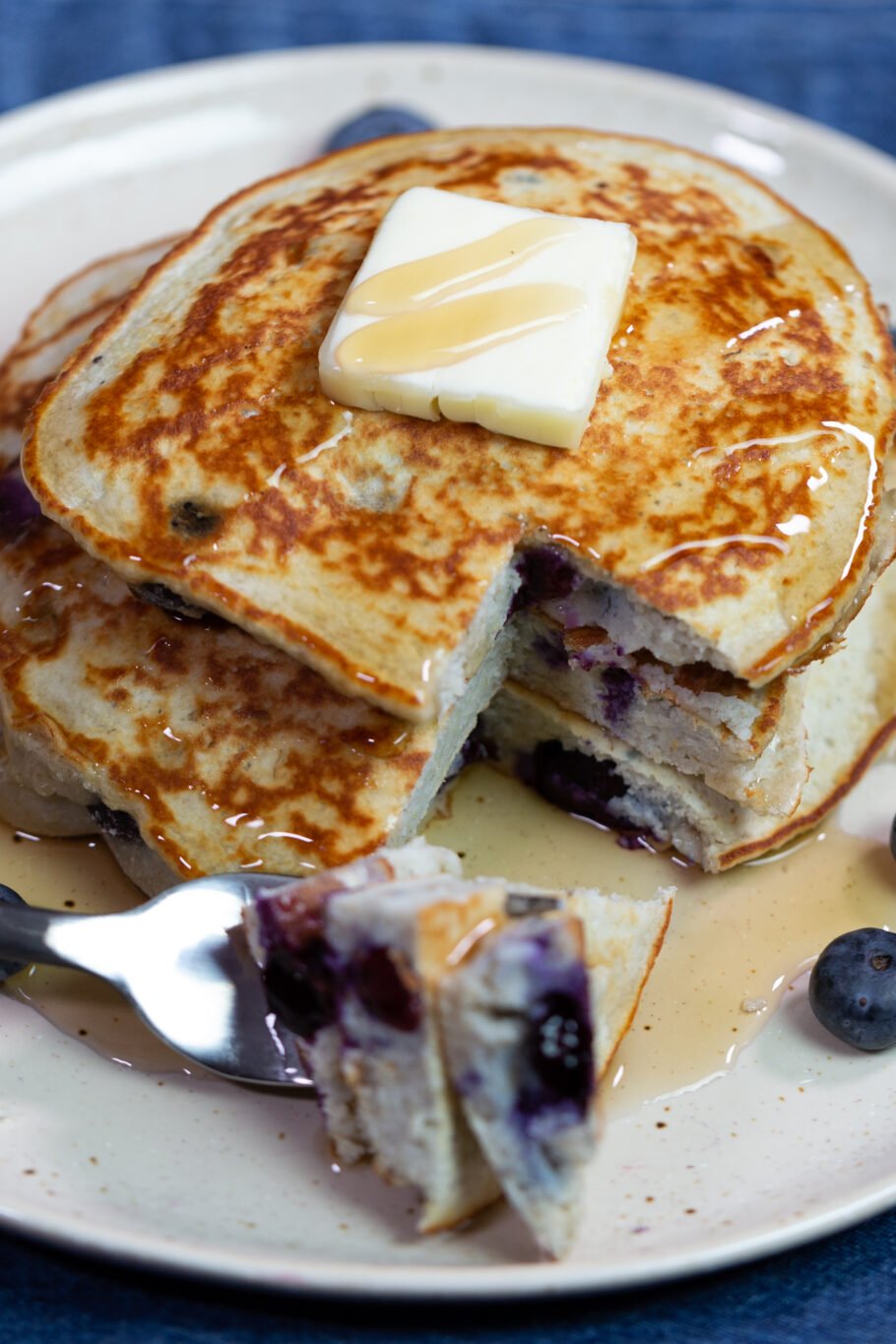 Blueberry Low Carb Pancakes Recipe - The Protein Chef