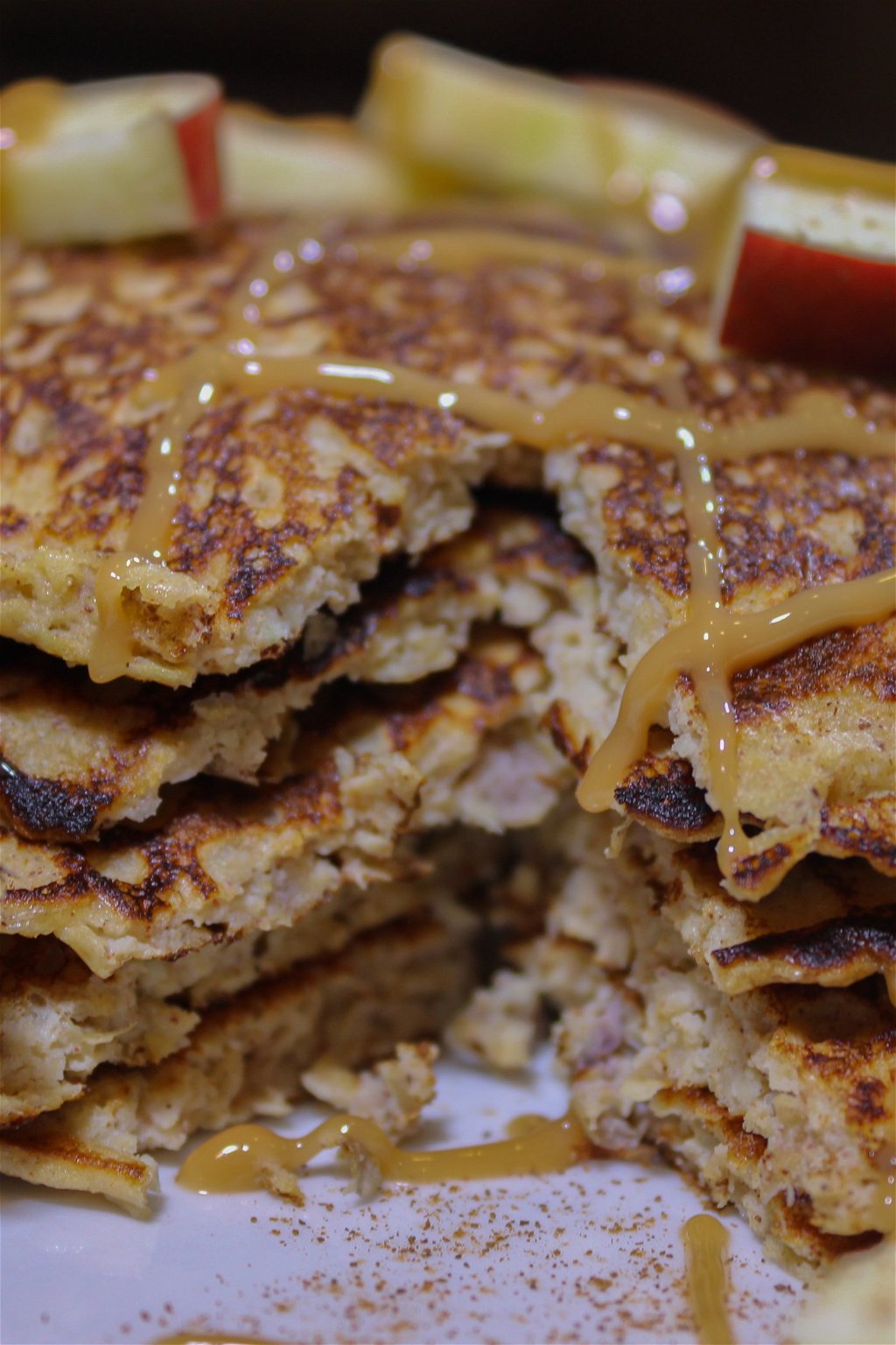 Caramel Apple Protein Pancakes Recipe - The Protein Chef
