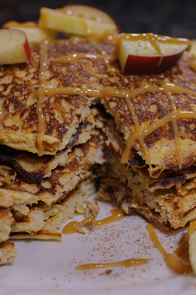 Caramel Apple Protein Pancakes Recipe The Protein Chef