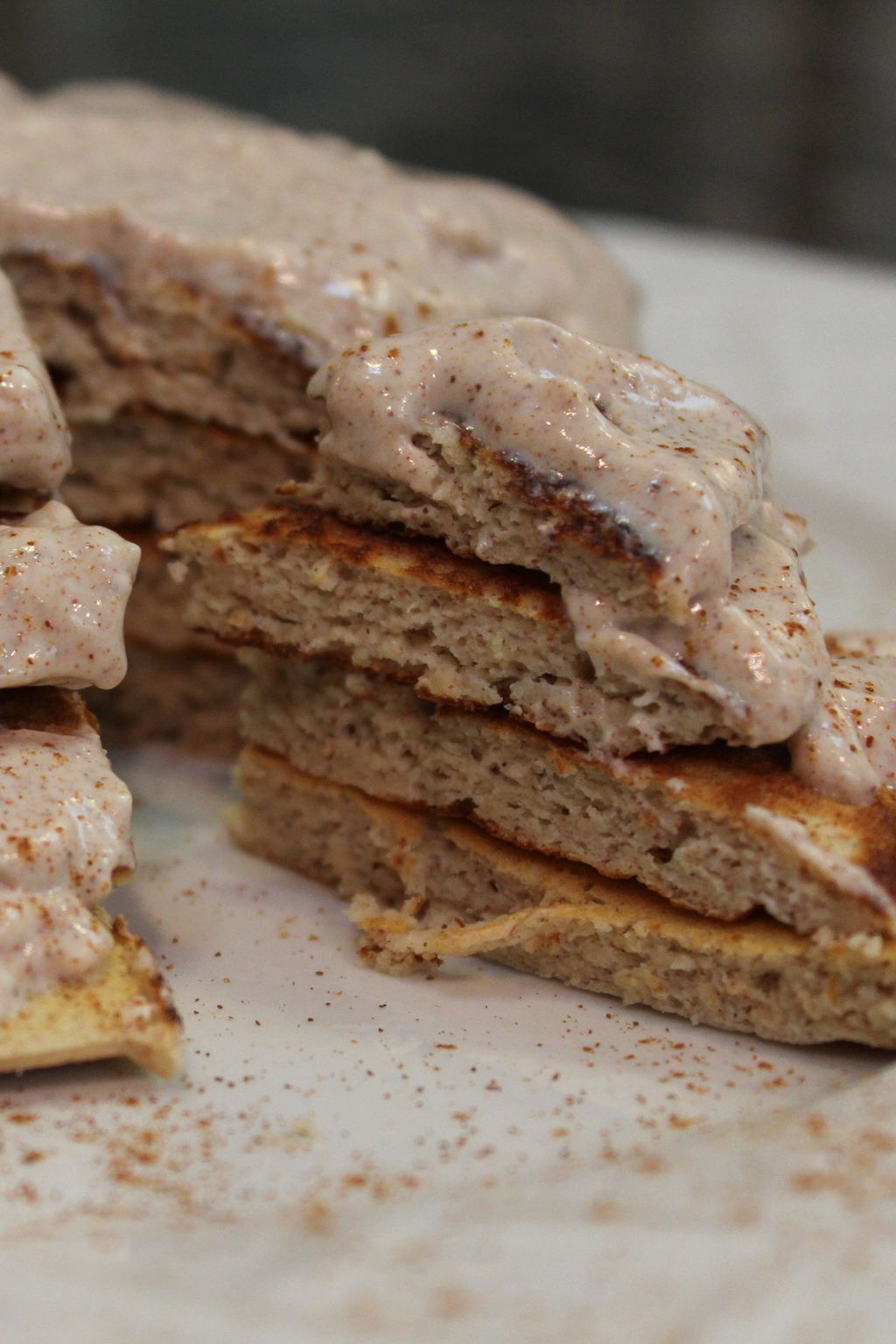 Cinnamon Roll Protein Pancakes Recipe The Protein Chef