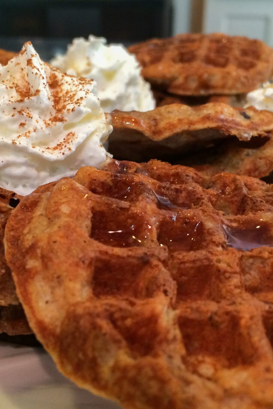 Mini Vanilla Protein Waffles Recipe - The Protein Chef