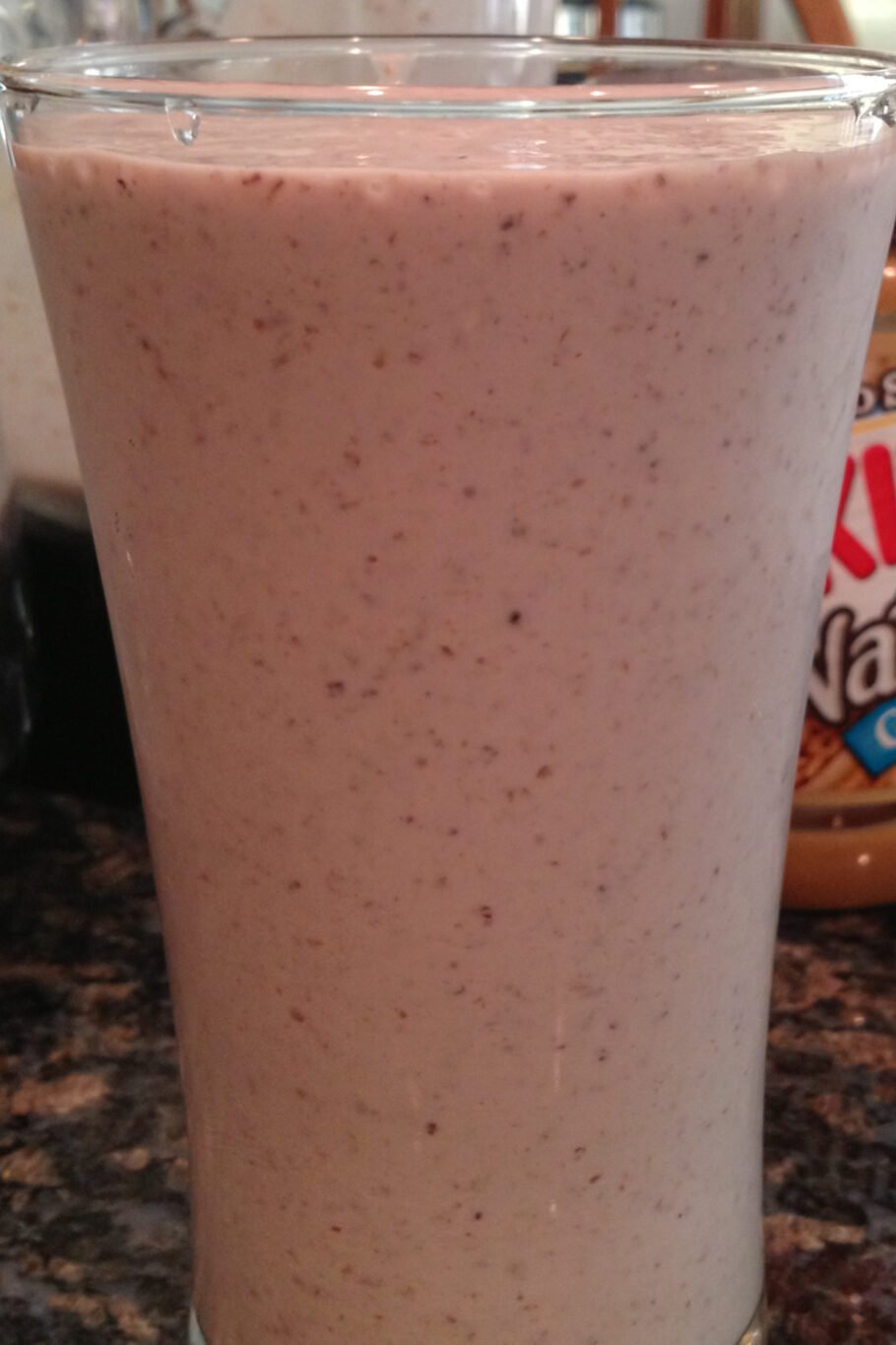 Peanut Butter and Jelly Sandwich Protein Shake