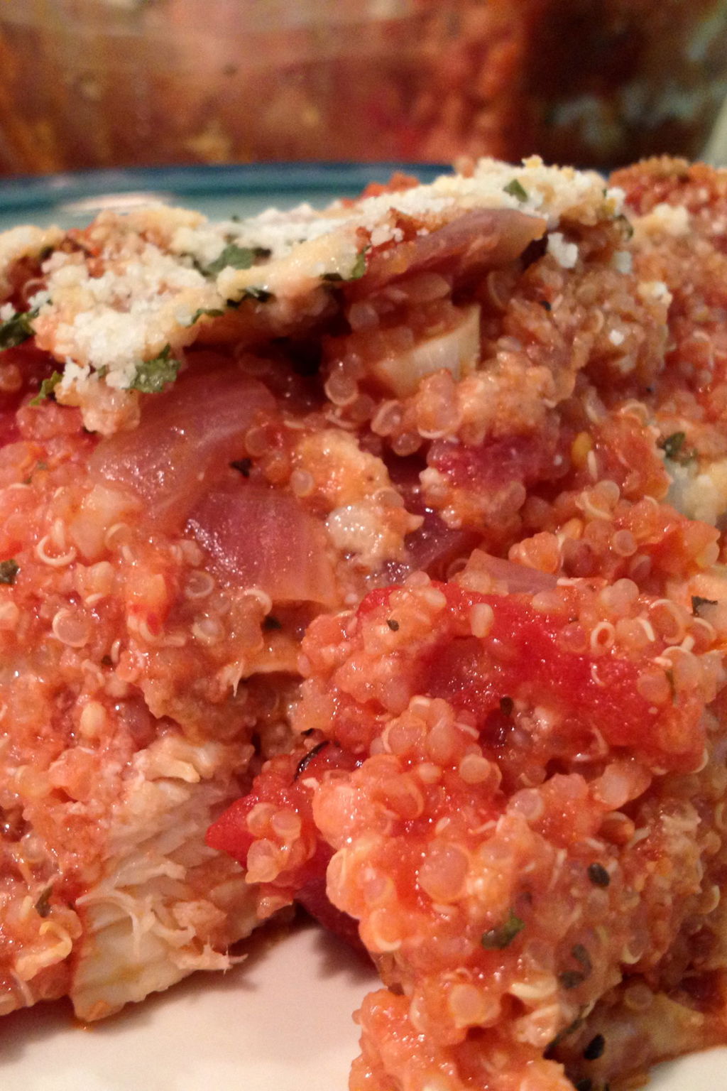Healthy Quinoa Chicken Parmesan Recipe The Protein Chef